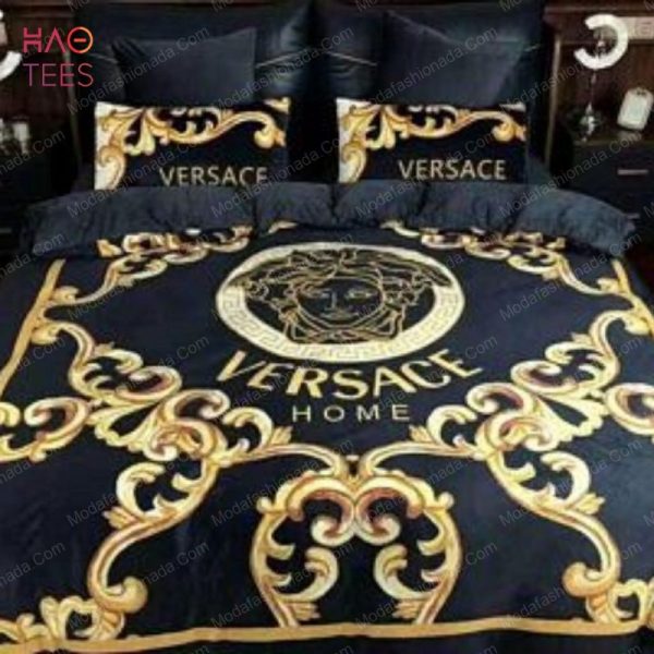 Baroque Gold Luxury Versace Brands Bedding Set  Duvet Cover