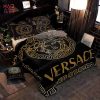 Black And Gold Versace Brands Bedding Set