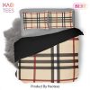 Burberry Luxury Logo Fashion Brand Premium Bedding Set Home Decor