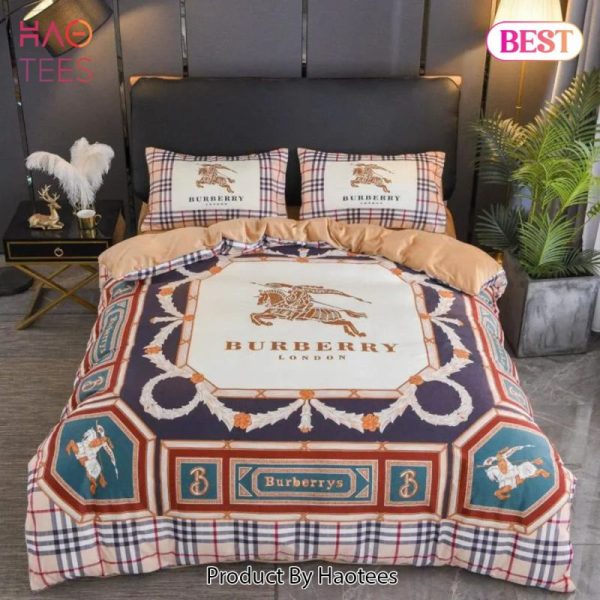 Burberry New Fashion Bedding Set Quilt Sets Duvet Cover Luxury Brand Bedding Decor Bedroom Sets