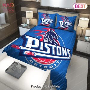 Buy 2001-2005 Logo Detroit Pistons NBA 223 Bedding Sets Bed Sets