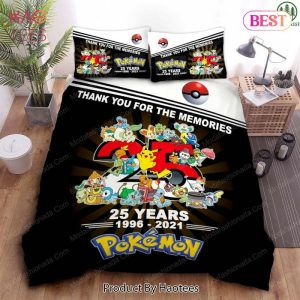 Buy 25 Years Anniversary Pokemon Cartoon Movie 2 Bedding Set Bed Sets