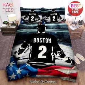 Buy Boston Hockey Flag American Personalized Custom Name & Number Sport 22 Bedding Set Bed Sets