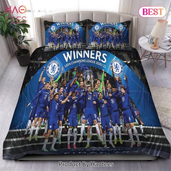 Buy Chelsea Winners UEFA Champions League 2021 Bedding Sets Bed Sets