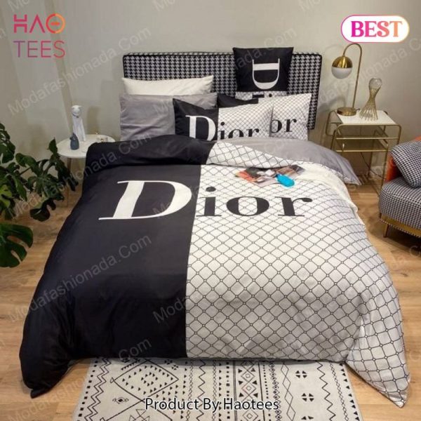 Buy Christian Dior Logo Brands 2 Bedding Set Bed Sets