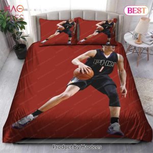 Buy Devin Booker Phoenix Suns NBA 87 Bedding Sets Bed Sets