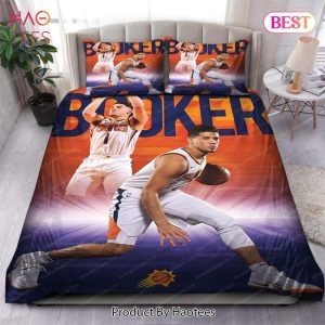 Buy Devin Booker Phoenix Suns NBA 89 Bedding Sets Bed Sets