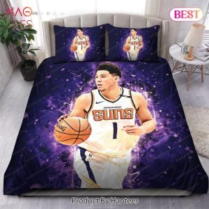 Buy Devin Booker Phoenix Suns NBA 91 Bedding Sets Bed Sets