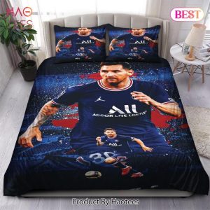 Buy FC PSG Lionel Messi 25 Bedding Sets Bed Sets