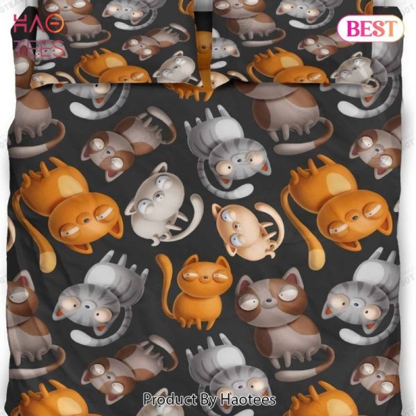 Buy Funny Themed Cat Animal 320 Bedding Set Bed Sets