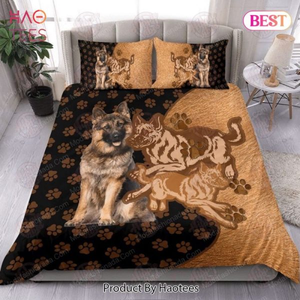 Buy German Shepherd Texture Style Dog Animal 212 Bedding Set Bed Sets