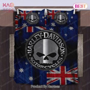 Buy Harley Davidson Skull Logo Bedding Sets Bed Sets