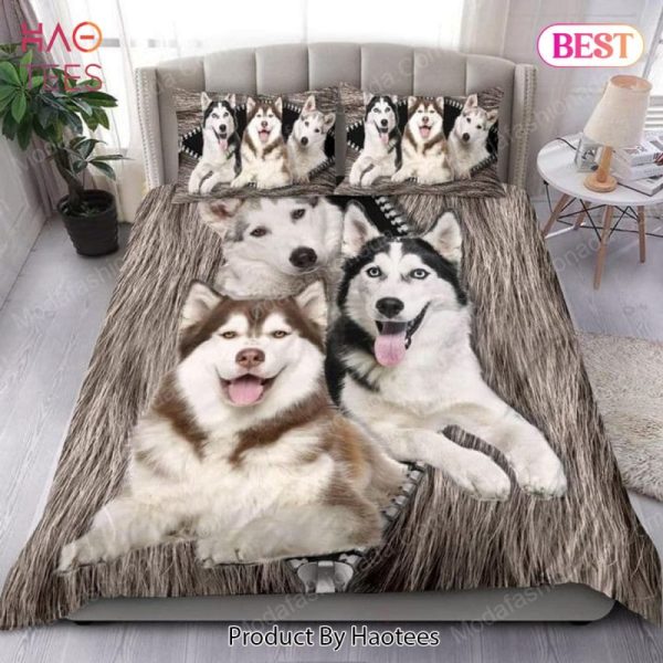 Buy Husky Zipper Dog Animal 1 Bedding Set Bed Sets