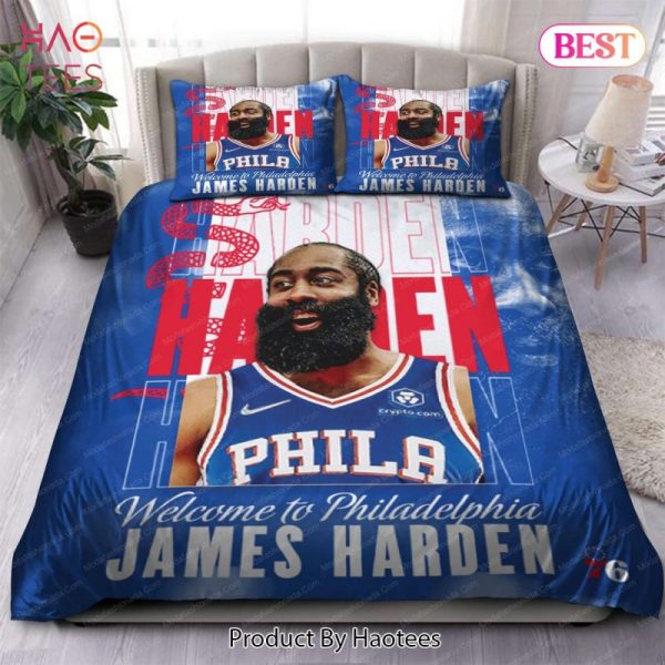 Buy James Harden Philadelphia 76ers NBA 116 Bedding Sets Bed Sets