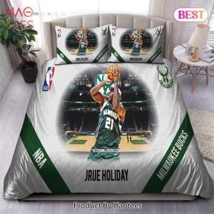 Buy Jrue Holiday Milwaukee Bucks NBA 21 Bedding Sets Bed Sets