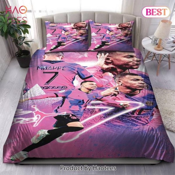 Buy Kylian Mbapp PSG Lige 1 Bedding Sets Bed Sets