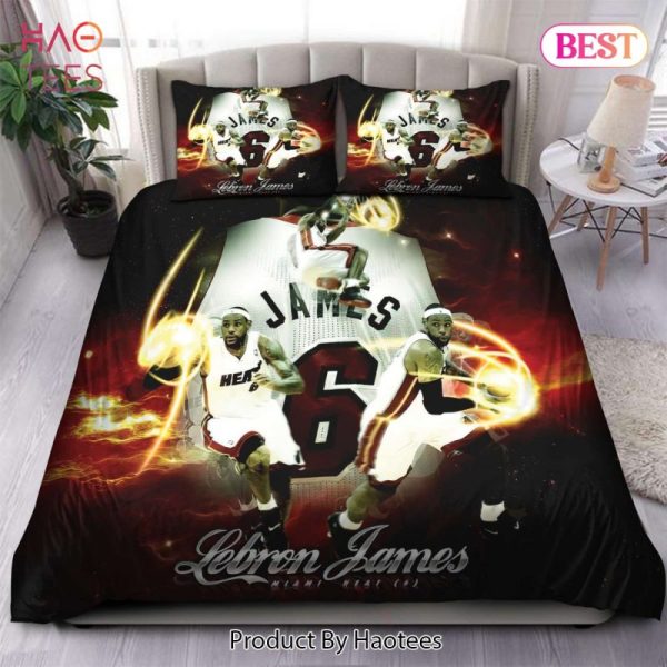 Buy Lebron James Miami Heat NBA 45 Bedding Sets Bed Sets