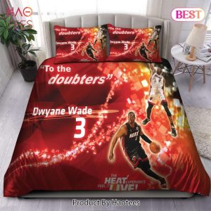 Buy Legend Dwyane Wade Eastern Conference Finals Miami Heat NBA 31 Bedding Sets Bed Sets