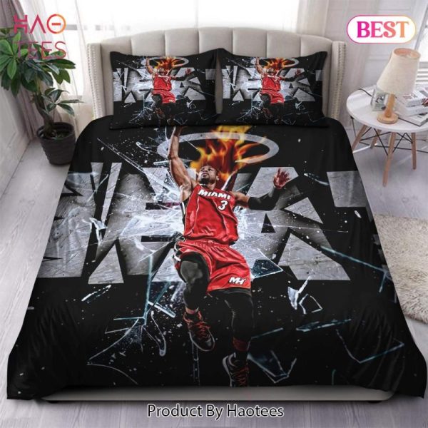 Buy Legend Dwyane Wade Miami Heat NBA 42 Bedding Sets Bed Sets