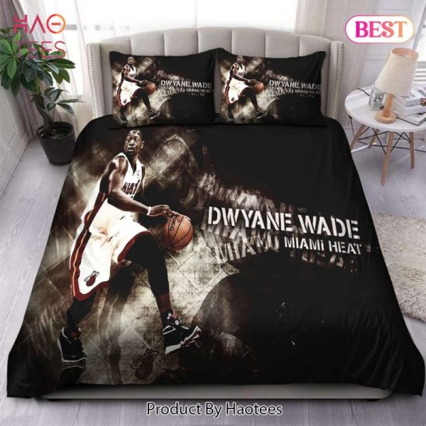 Buy Legend Dwyane Wade Miami Heat NBA 57 Bedding Sets Bed Sets