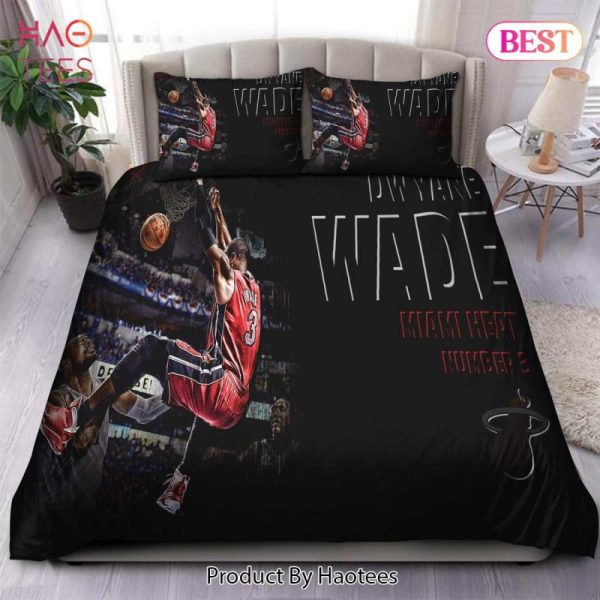 Buy Legend Dwyane Wade Miami Heat NBA 59 Bedding Sets Bed Sets