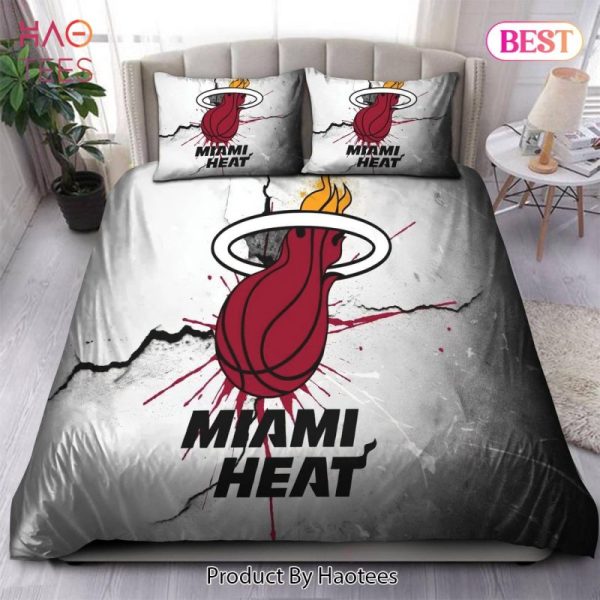 Buy Logo Miami Heat NBA 24 Bedding Sets Bed Sets