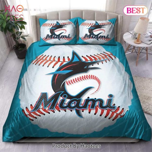 Buy Logo Miami Marlins MLB 113 Bedding Sets Bed Sets