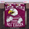 Buy Manly Warringah Sea Eagles Logo Bedding Sets 01 Bed Sets