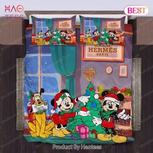 Buy Mickey And Minnie Herms Merry Christmas Bedding Sets Bed Sets