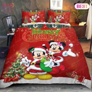 Buy Mickey Mouse And Minnie Christmas Bedding Sets Bed Sets