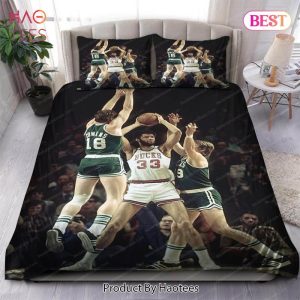 Buy Milwaukee Bucks Kareem Abdul-Jabbar 1974 NBA Finals Champions 66 Bedding Sets Bed Sets