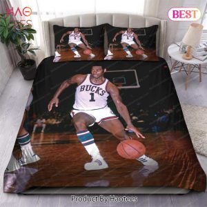 Buy Milwaukee Bucks Oscar Robertson NBA 68 Bedding Sets Bed Sets