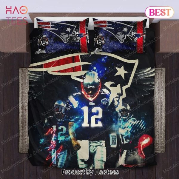 Buy NFL New England Patriots Logo Christmas Bedding Sets Bed Sets