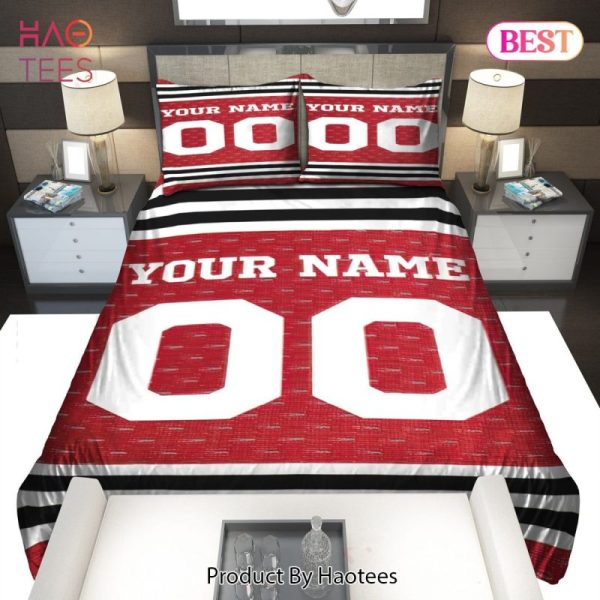 Buy Personalized Hockey Custom Name and Number Bedding Sets Bed Sets