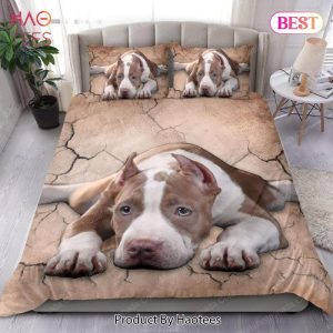 Buy Pitbull Dog Animal 110 Bedding Set Bed Sets