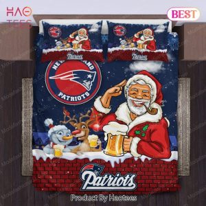 Buy Santa Claus NFL New England Patriots Christmas Bedding Sets Bed Sets