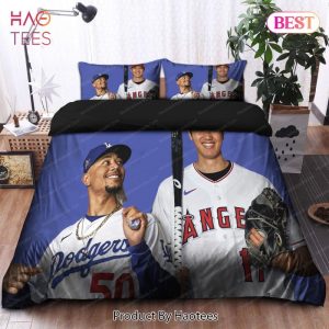 Buy Shohei Ohtani Los Angeles Angels And Mookie Betts Los Angeles Dodgers MLB 38 Bedding Sets Bed Sets