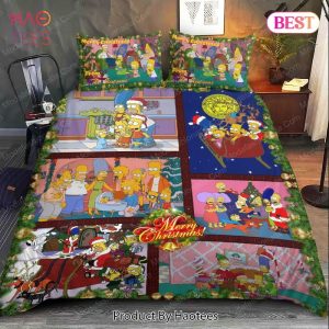 Buy Simpson Family Versace Merry Christmas Bedding Sets Bed Sets