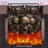 Buy Skull In Fire Halloween Horror Nights Bedding Sets Bed Sets