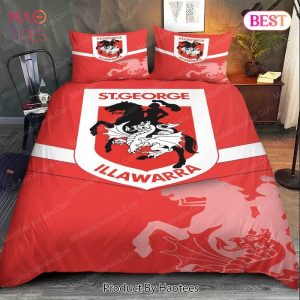 Buy St. George Illawarra Dragons Logo Bedding Sets 01 Bed Sets