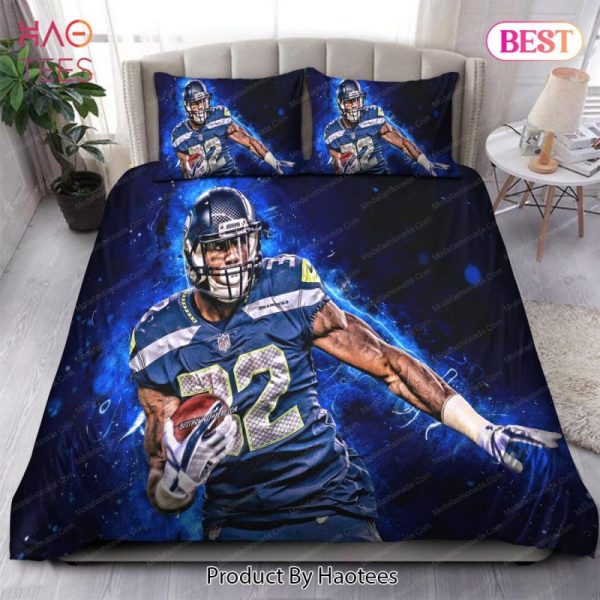 Buy Thank For Memories! Chris Carson Seattle Seahawks Bedding Sets Bed Sets