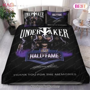 Buy The Undertaker Hall Of Fame 2022 Thank You For The Memories Bedding Sets Bed Sets