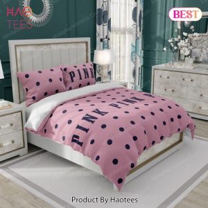 Buy Victorias Secret Pink Color Polka Dot Pattern Retailer Brands 3 Bedding Set Bed Sets