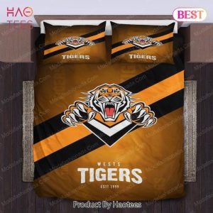 Buy Wests Tigers Logo Bedding Sets 02 Bed Sets