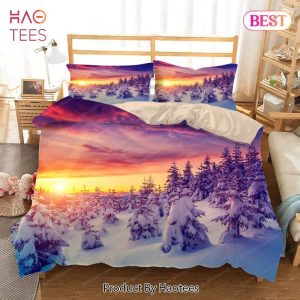 Buy Wostar 3D Winter Snow Scenery 260 Bedding Sets Bed Sets