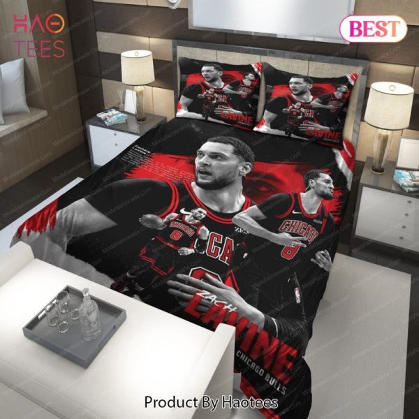 Buy Zach LaVine Chicago Bulls NBA 201 Bedding Sets Bed Sets