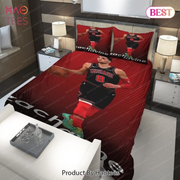 Buy Zach LaVine Chicago Bulls NBA 205 Bedding Sets Bed Sets