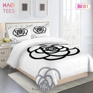 Chanel Big Flowers Luxury Brand Premium Bedding Set Duvet Cover Home Decor