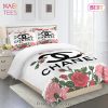 Chanel Flowers Luxury Brand Bedding Set Duvet Cover Home Decor