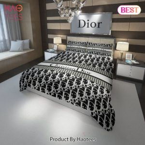 Christian Dior Fashion Luxury Brand Bedding Set Home Decor